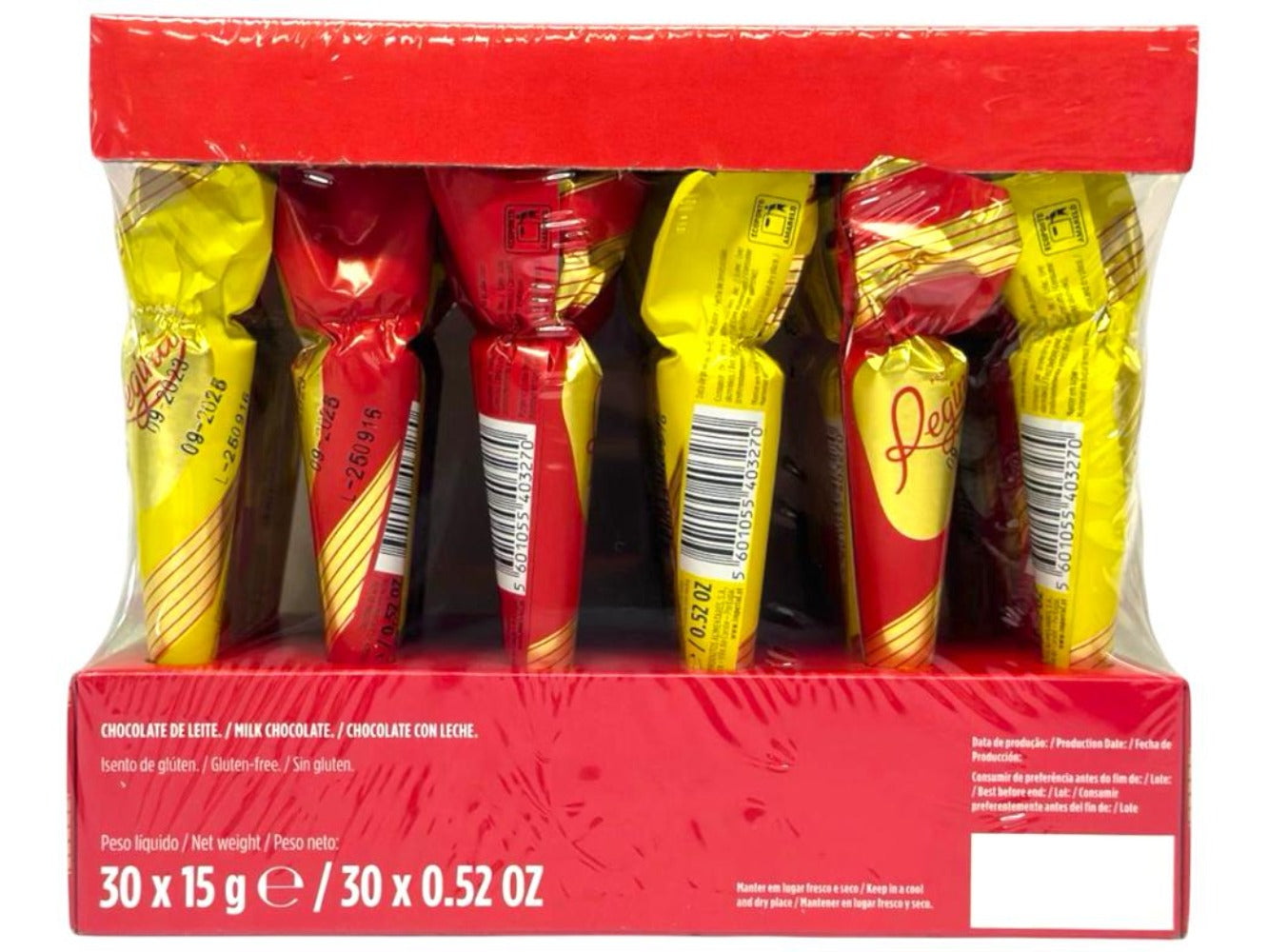 Regina Milk Chocolate Umbrellas 30 units 450g total (Best Before 01-09-2025)