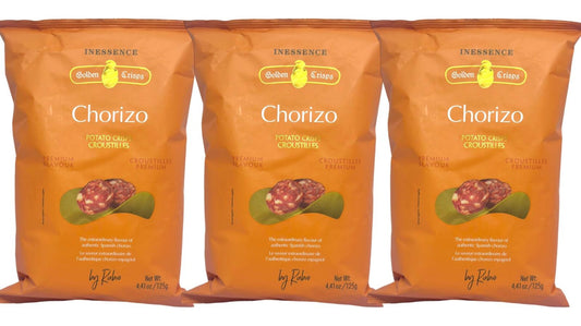 Inessence Chorizo Flavoured Potato Crisps 125g - 3 Pack 375g total