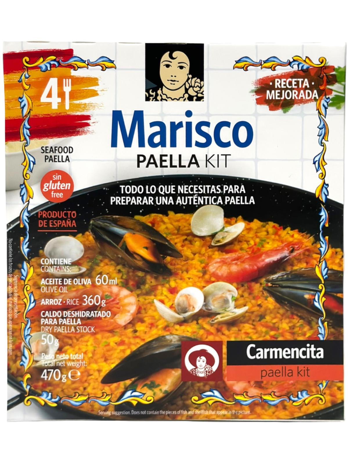 Carmencita Marisco Seafood Paella Kit 4 serves 470g Twin Pack 940g total (Best Before 01-08-2025)