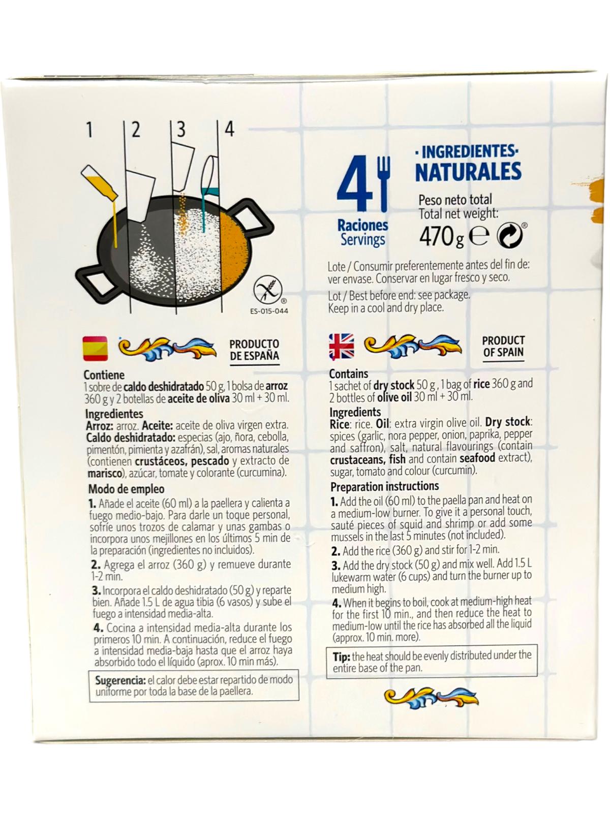 Carmencita Marisco Seafood Paella Kit 4 serves 470g Twin Pack 940g total (Best Before 01-08-2025)