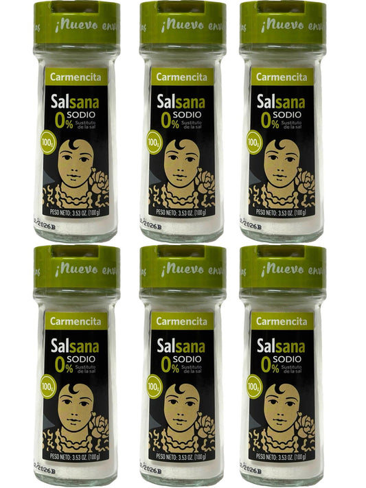 Carmencita Salsana 0% Sodium Salt 100g - 6 pack 600g total
