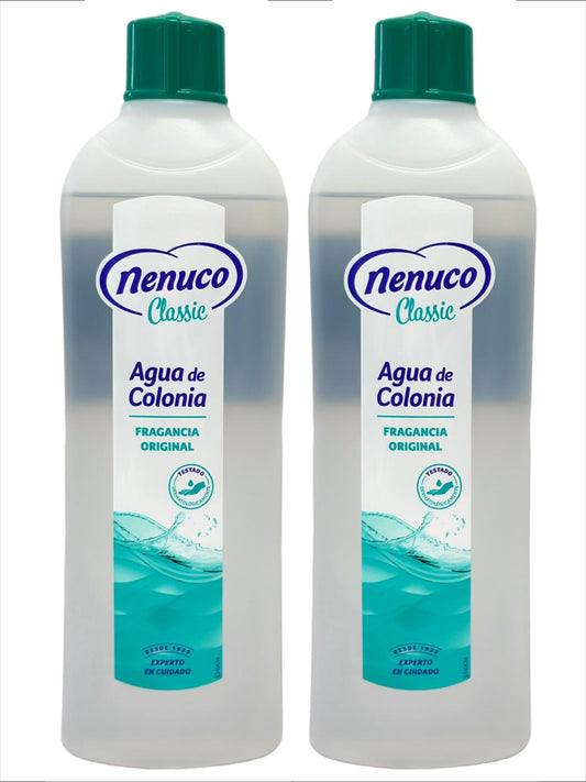 Nenuco Classic Agua de Colonia Spanish Cologne 750ml Twin Pack 1500ml Total