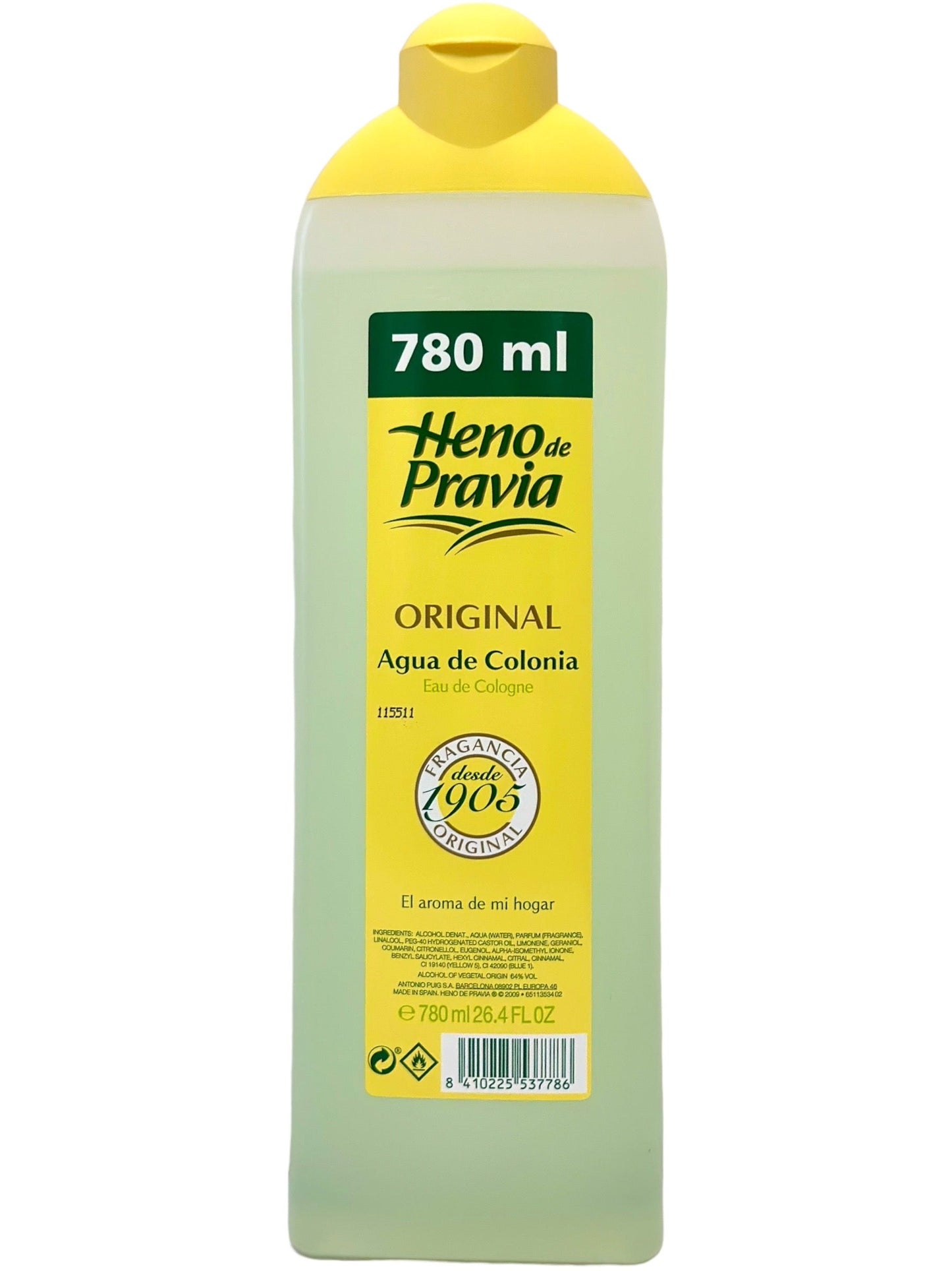 Heno de Pravia Original Agua de Colonia Spanish Cologne 780ml