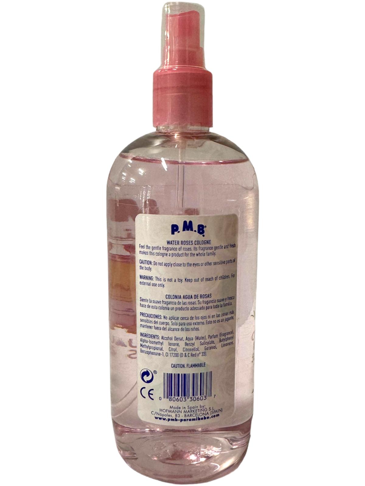 Para Mi Bebe Colonia Baby Cologne Spray 500ml each Mixed Pack Pink, Purple, Blue 1500ml Total