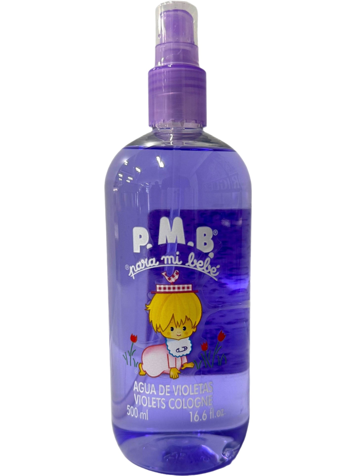 Para Mi Bebe Colonia Baby Cologne Spray 500ml each Mixed Pack Pink, Purple, Blue 1500ml Total