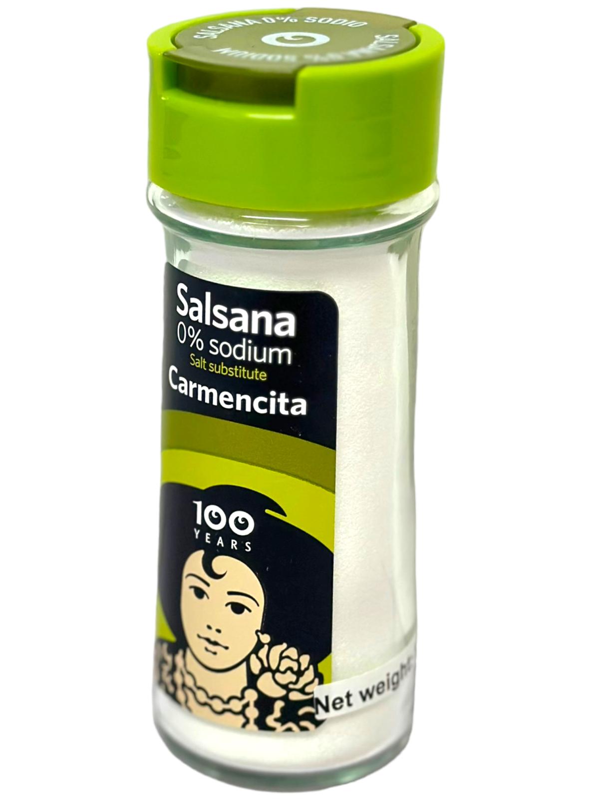 Carmencita Salsana 0% Sodium Salt 100g - 6 pack 600g total (Best Before 01-02-2026)