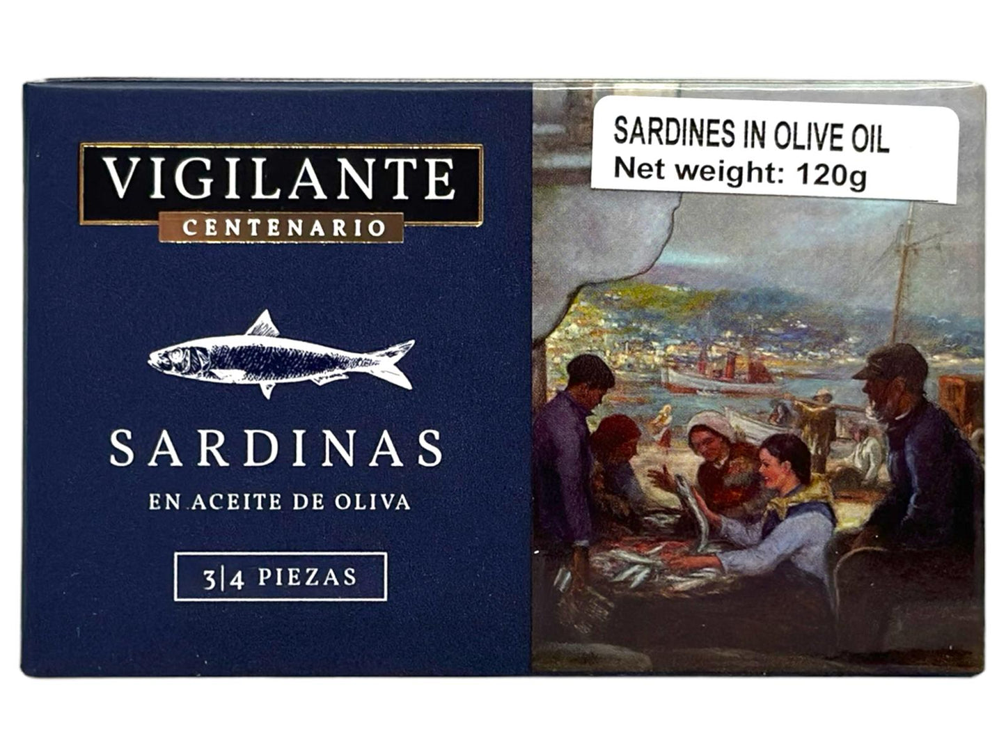 Vigilante Centenario Sardinas en Aceite de Oliva 120g