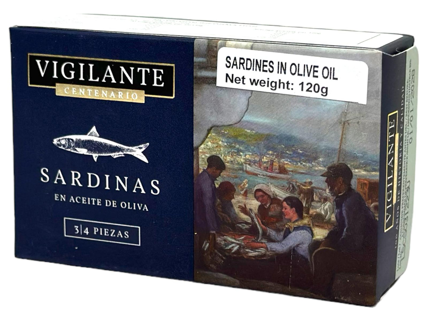 Vigilante Centenario Sardinas en Aceite de Oliva 120g