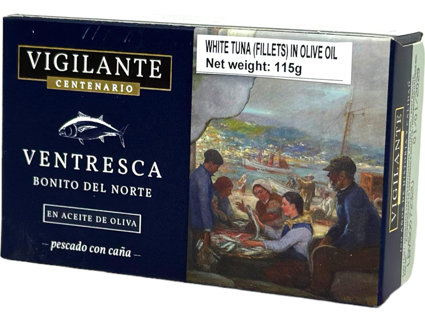Vigilante Centenario Ventresca Bonito del Norte White Tuna in Olive Oil 115g