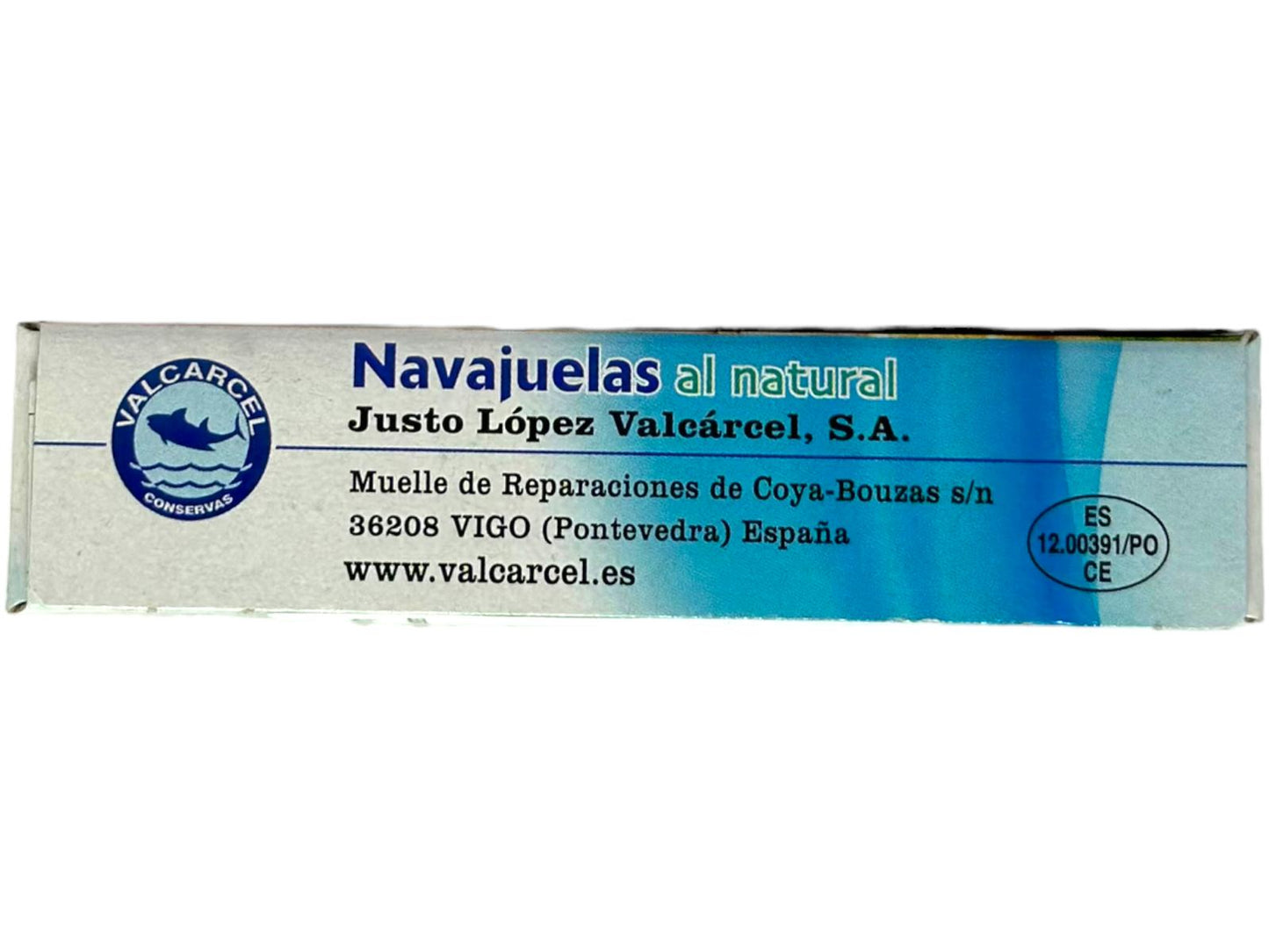 Vigilante Navajuelas al Natural Small Razor Clams in Brine 111g Gross 63g Drained