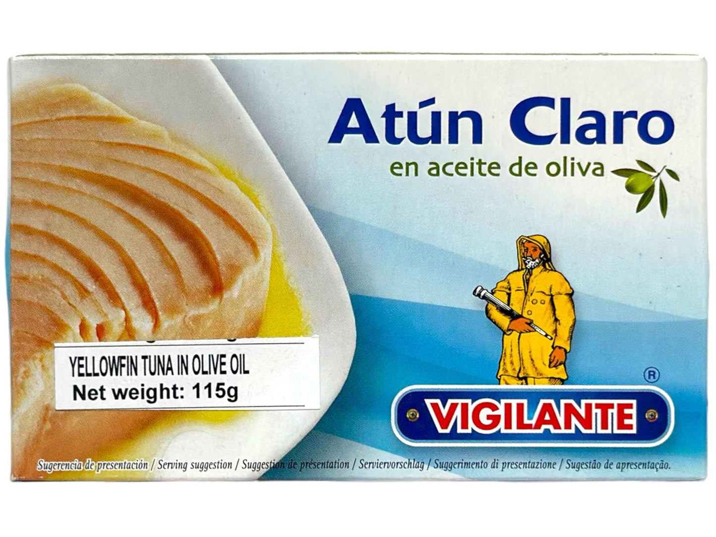 Vigilante Atun Claro en Aceite de Oliva Spain - Tuna in Olive Oil 115g