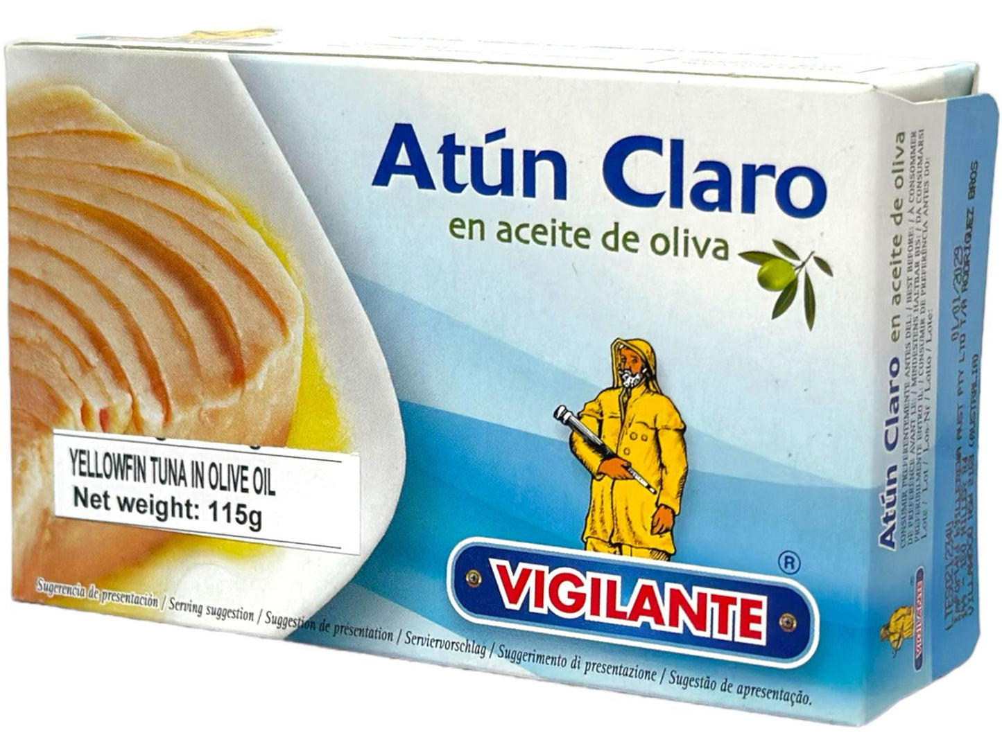 Vigilante Atun Claro en Aceite de Oliva Spain - Tuna in Olive Oil 115g