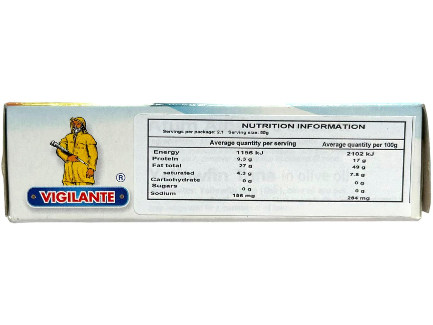 Vigilante Atun Claro en Aceite de Oliva Spain - Tuna in Olive Oil 115g