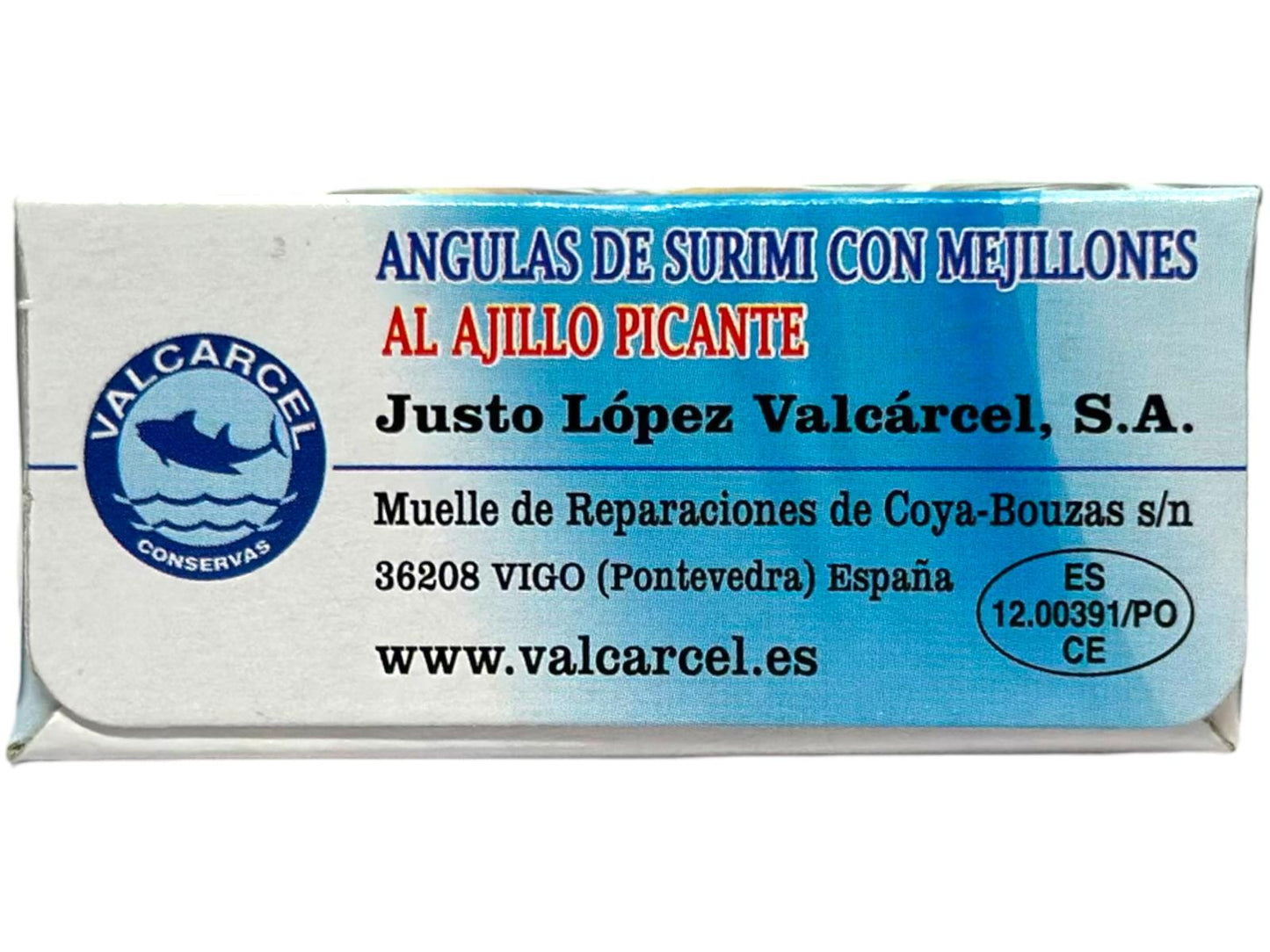 Vigilante Angulas De Surimi Con Mejillones Al Ajillo Picante - Eel broods of Surimi In Hot Garlic Sauce with Mussels 110g