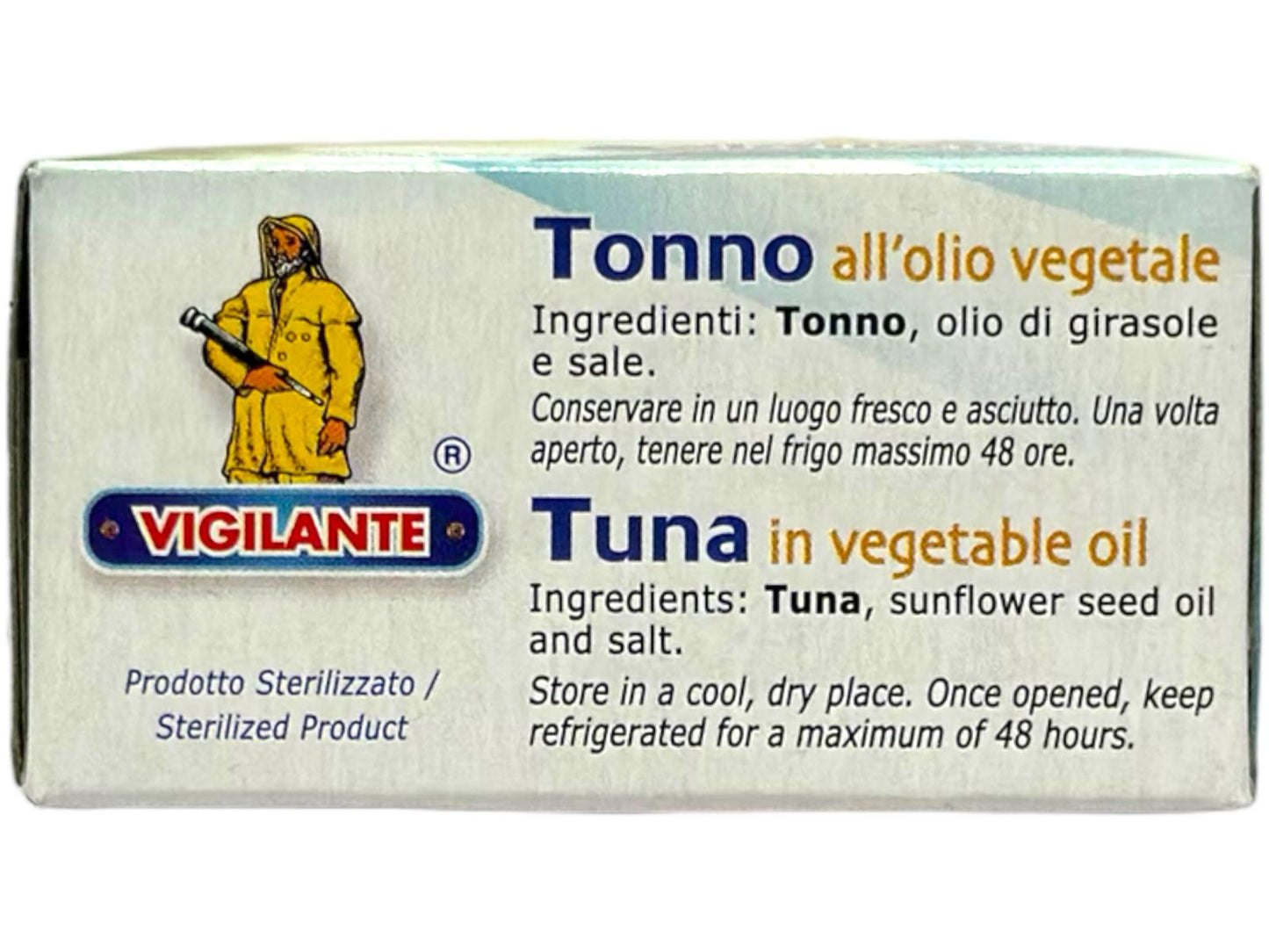 Vigilante Atun En Aceite Vegetal Tuna In Vegetable Oil 80g