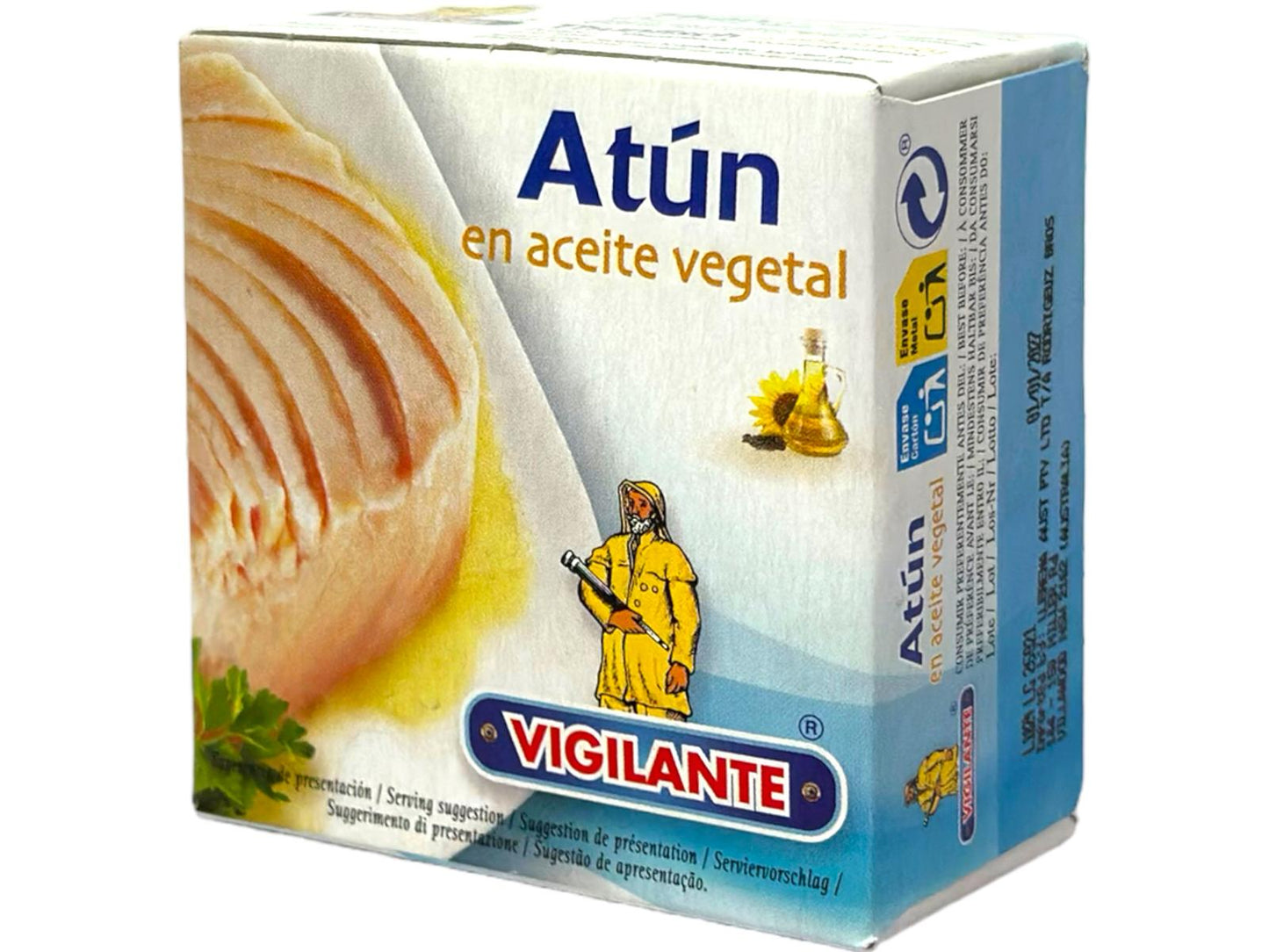 Vigilante Atun En Aceite Vegetal Tuna In Vegetable Oil 80g