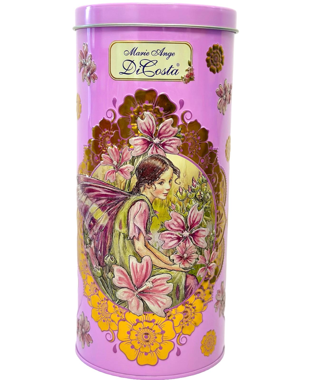 Marie Ange di Costa Italian Flower Empty Decorative Gift Tin —Il Cannocchiale in Rose