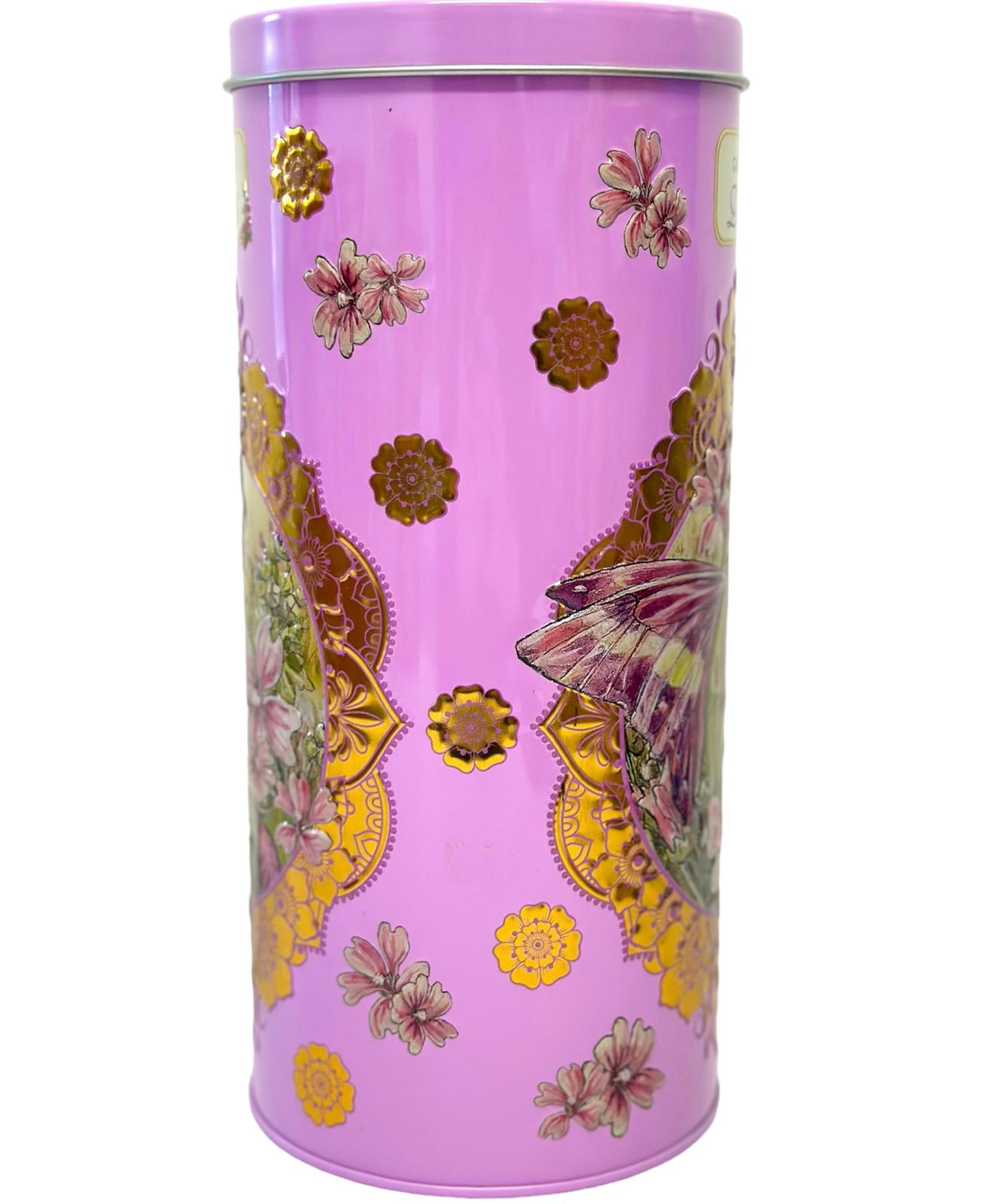 Marie Ange di Costa Italian Flower Empty Decorative Gift Tin —Il Cannocchiale in Rose
