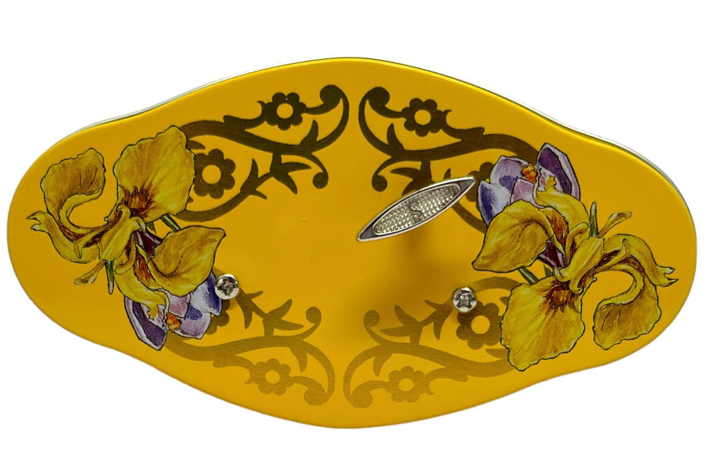 Marie Ange di Costa Assorted Chocolate pralines Flower Fairy Music Box Yellow with Diamond in Gold (Best Before 31-12-2026)