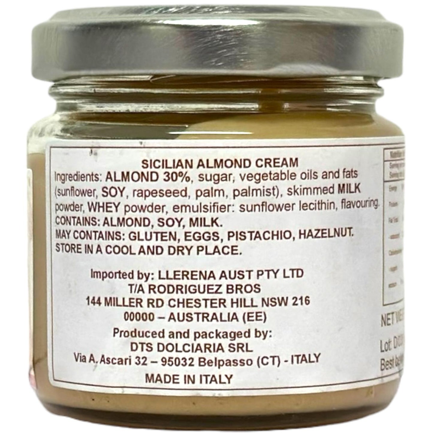 Pennisi Sicilian Almond Cream 90g