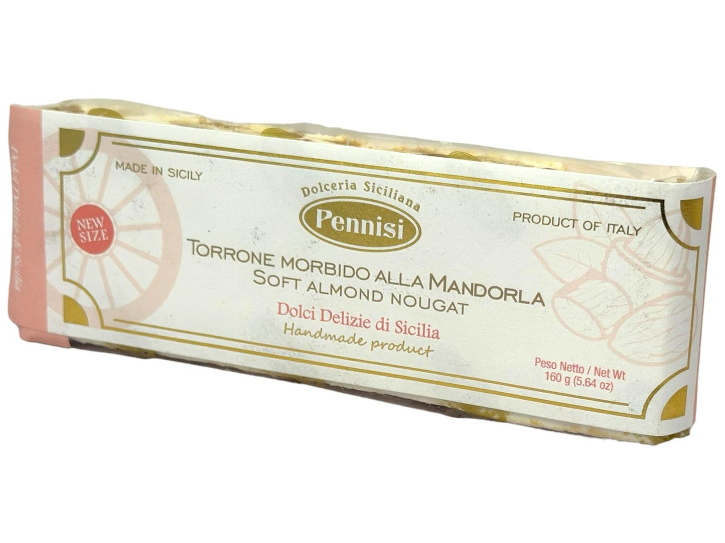 Pennisi Torrone Morbido Alle Mandorle Soft Nougat With Almonds 160g (Best Before 28-02-2025)