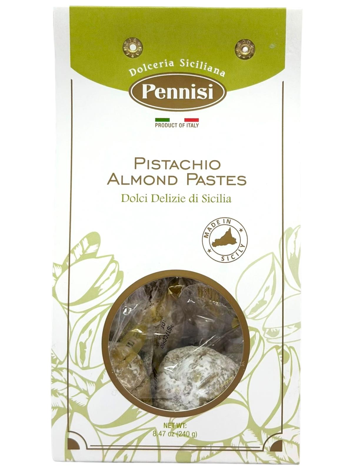 Pennisi Paste di Mandorla al Pistacchio Almond Pistachio Paste Biscuits 240g