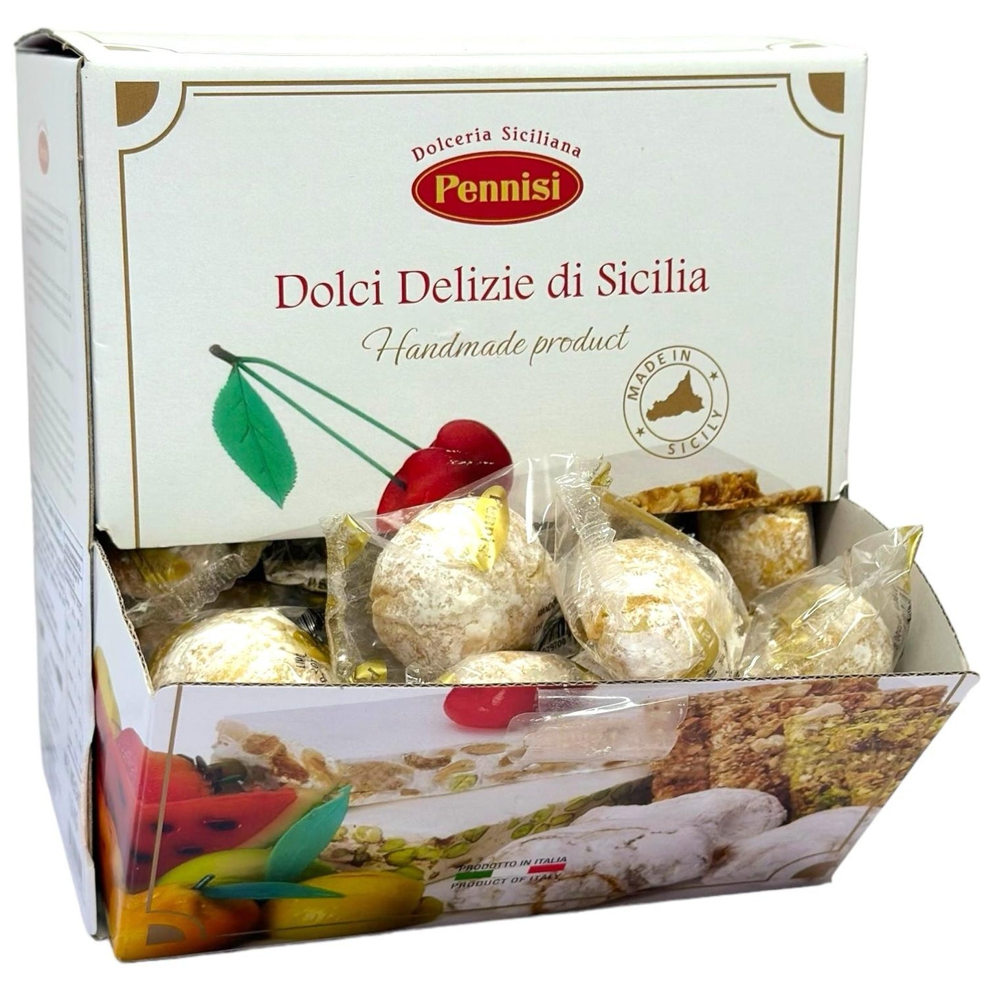 Pennisi Espositore Paste Miste Display Box Mixed Almond Paste Biscuits 1.5kg (Best Before 31-01-2025)