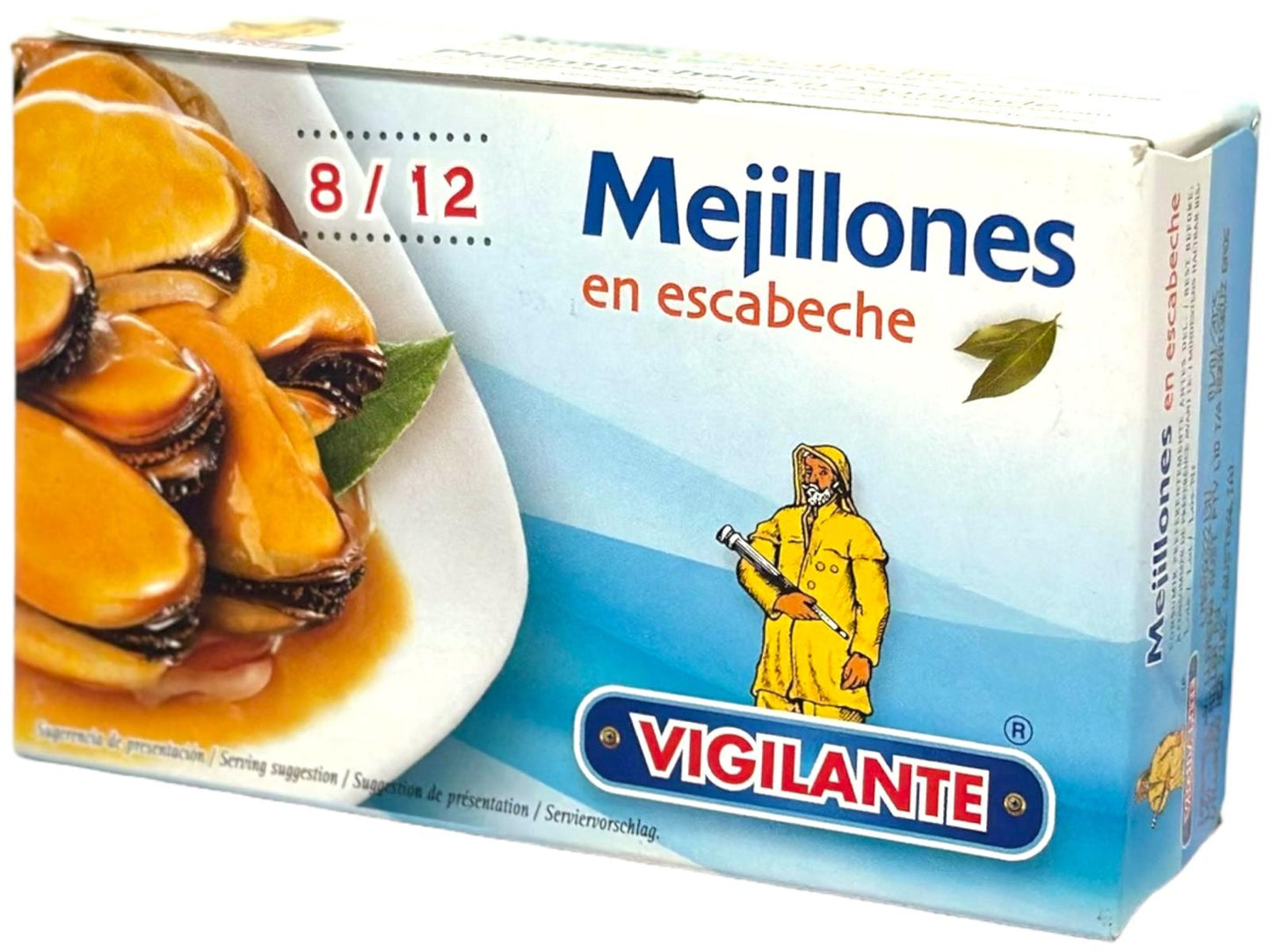 Vigilante Mejillones en Escabeche Spanish Pickled Mussels 6 pack 115 g x6
