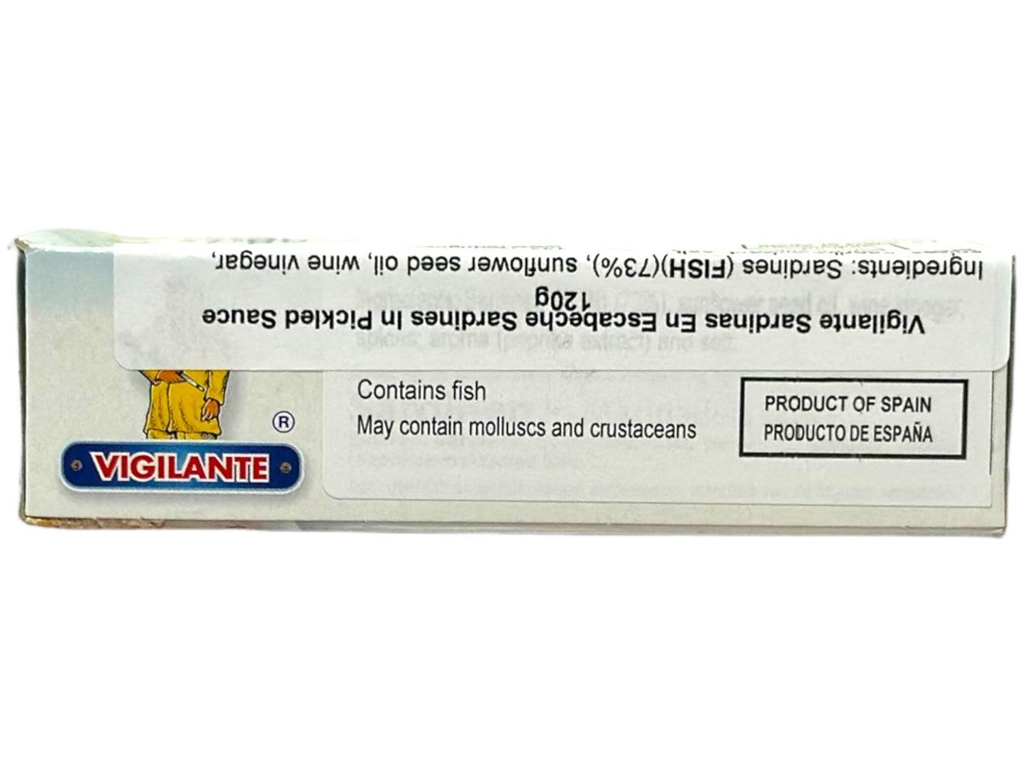 Vigilante Sardinas en Escabeche Spain - Sardines in Pickled Sauce 6 pack 120g x6
