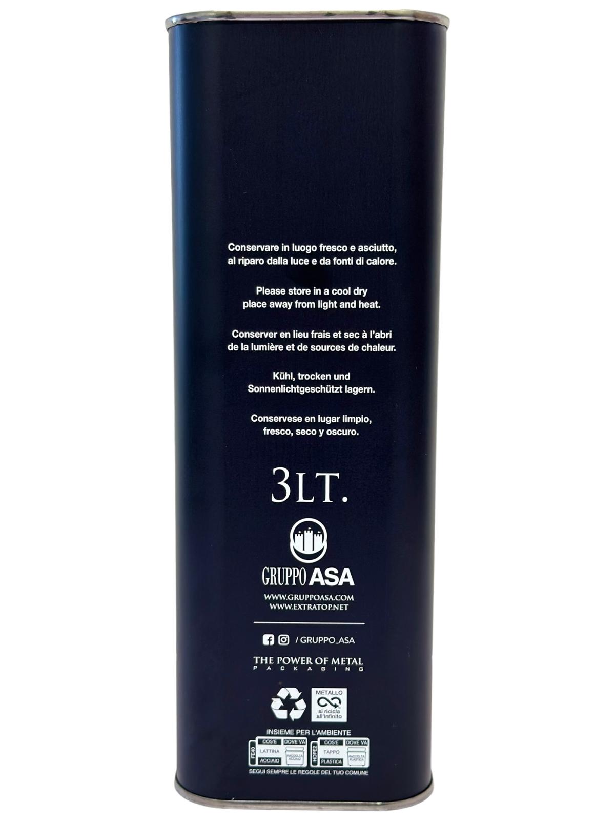 Olio Principe Sicilian Extra Virgin Olive Oil 3L
