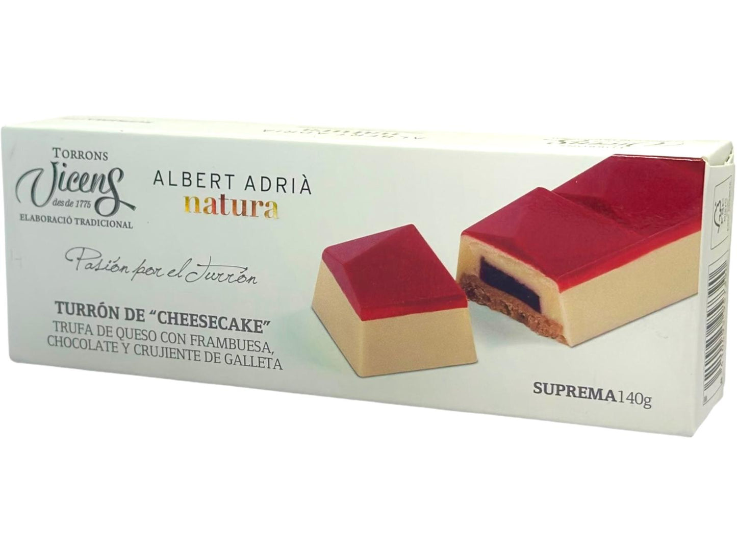 Vicens Turron De Cheesecake Nougat 140g (Best Before 31-01-2025)