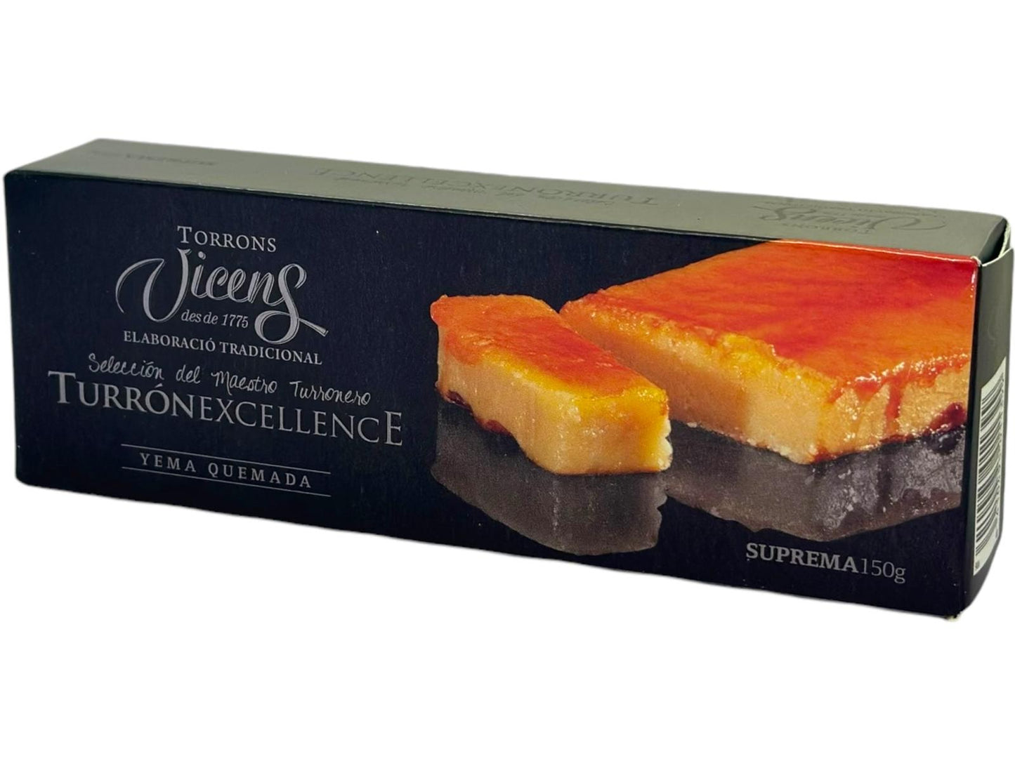 Vicens Turron Yema Quemada Spanish Toasted Egg Yolk Nougat 150g (Best Before 31-08-2025)