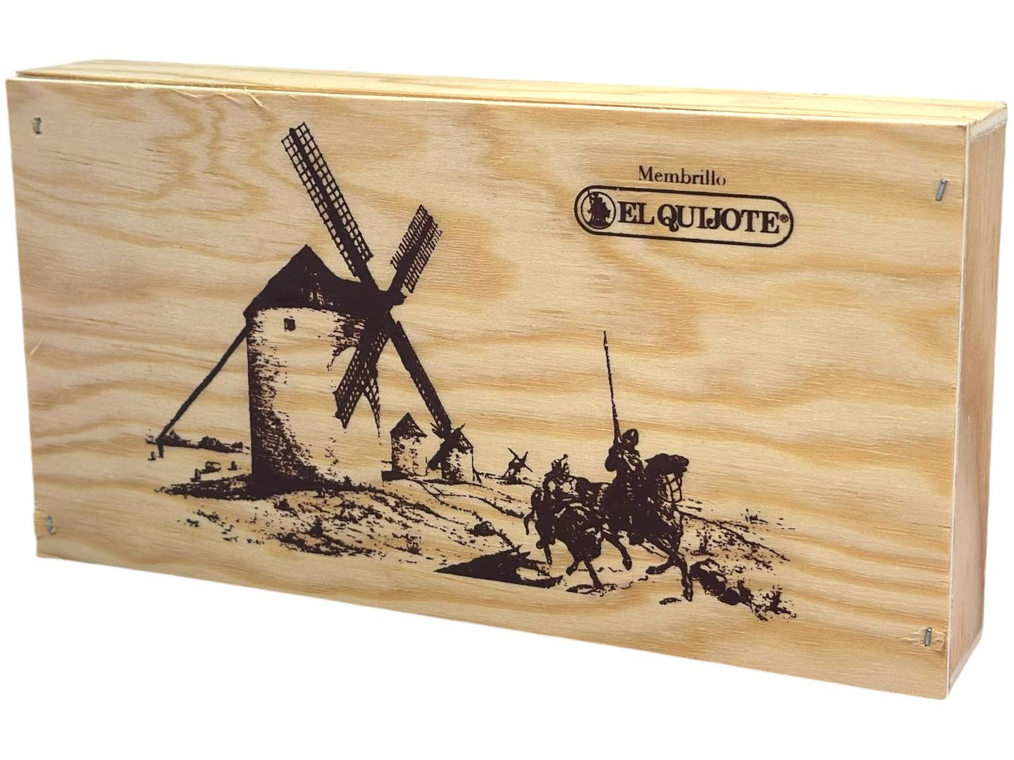 El Quijote - Caja Madera Crema de Membrillo Extra - Quince in Wood Box 400g (Best Before 03-01-2028)