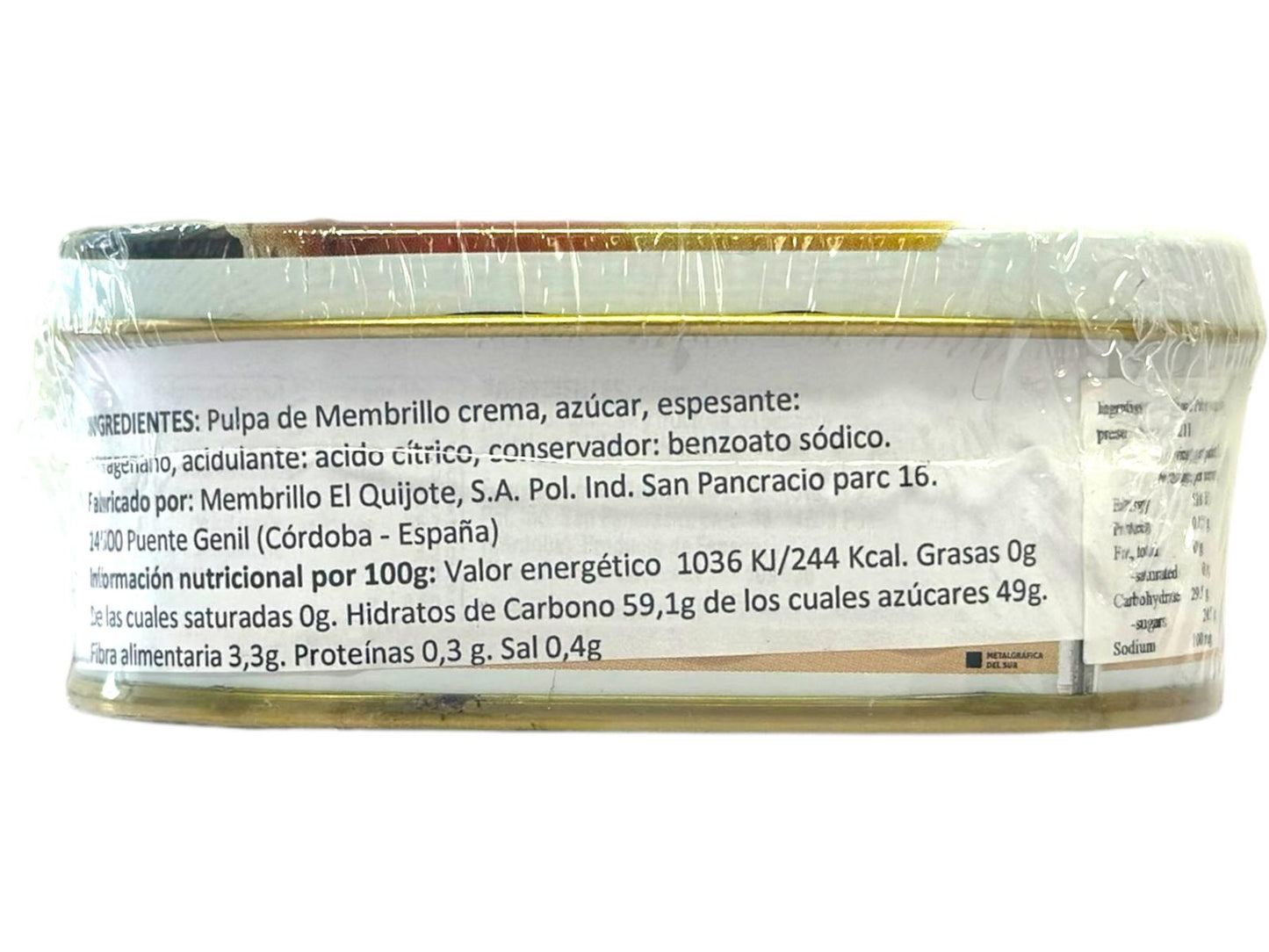 El Quijote - Crema de Membrillo Extra - Quince 625g (Best Before 05-04-2028)