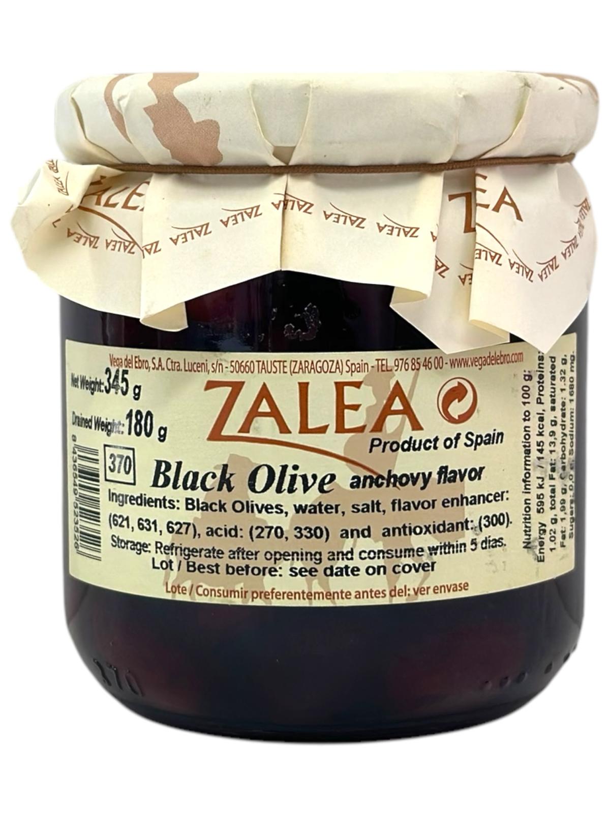 Zalea Balck Olive anchovy flavor 345g (Best Before 21-10-2028)