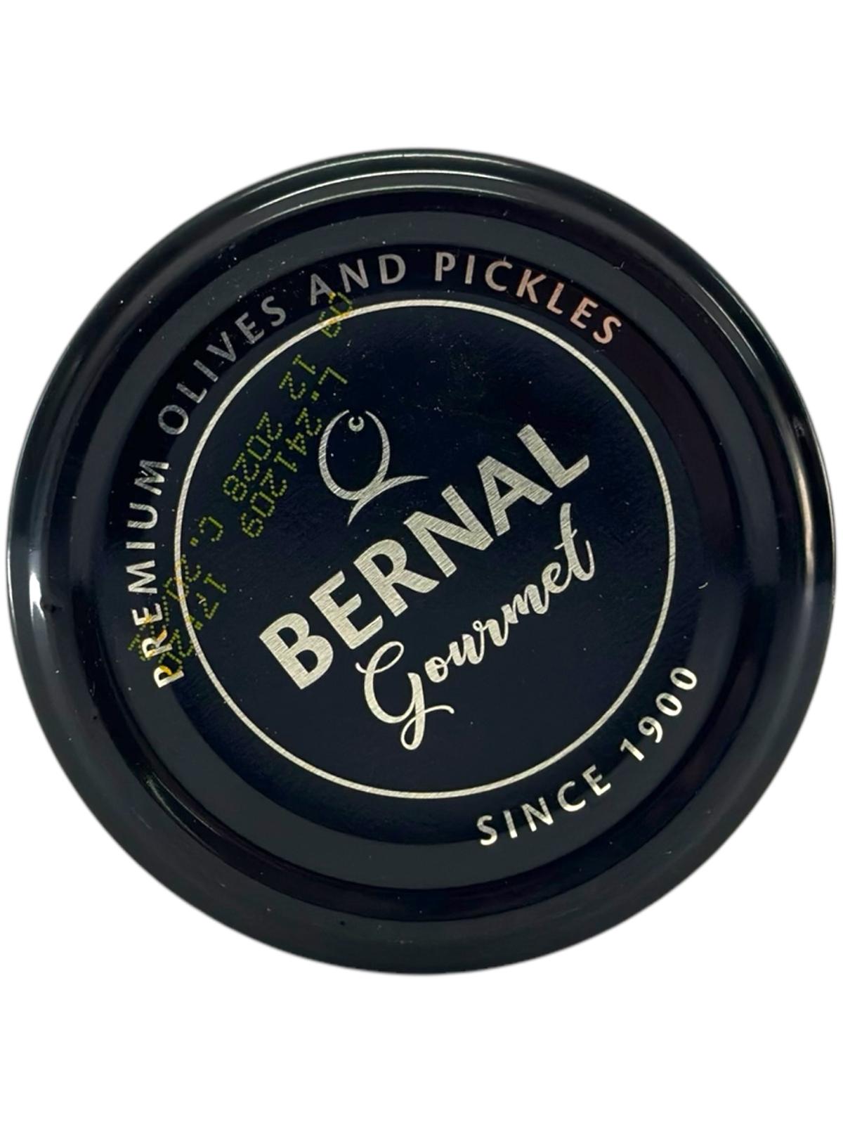 Bernal Gourmet Spanish Almond Stuffed Manzanilla Olives 436g Gross 225g Drained (Best Before 24-03-2027)