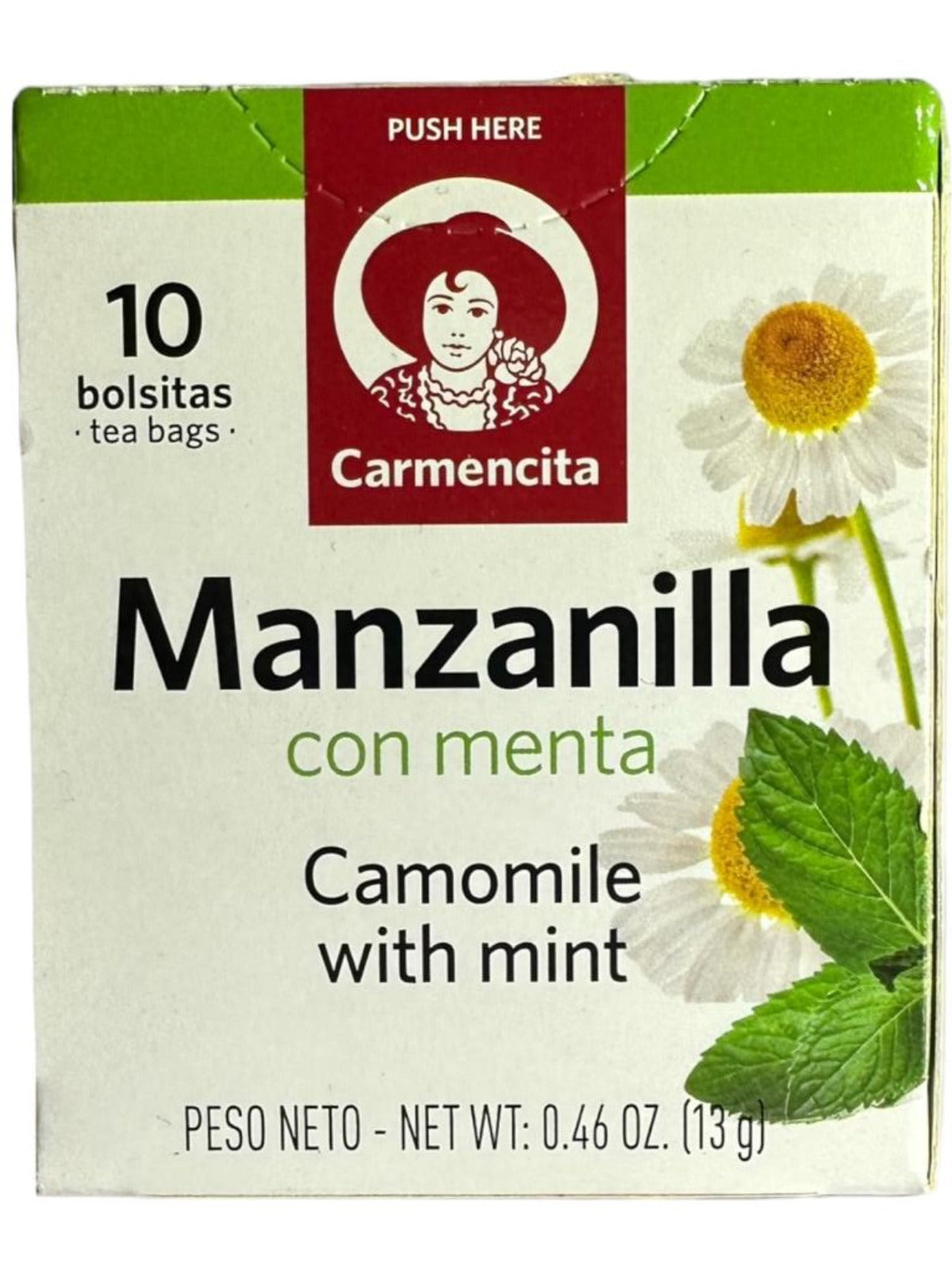 Carmencita Camomile With Mint Tea 10x bags 13g