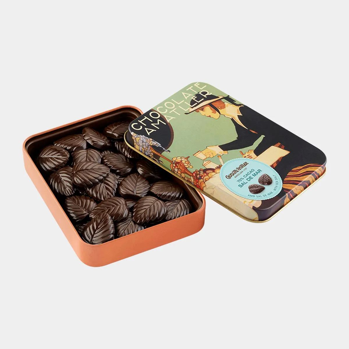 IN STORE ONLY Chocolate Amatller Chocolate with Sea Salt 60g (Best Before 30-06-2026)