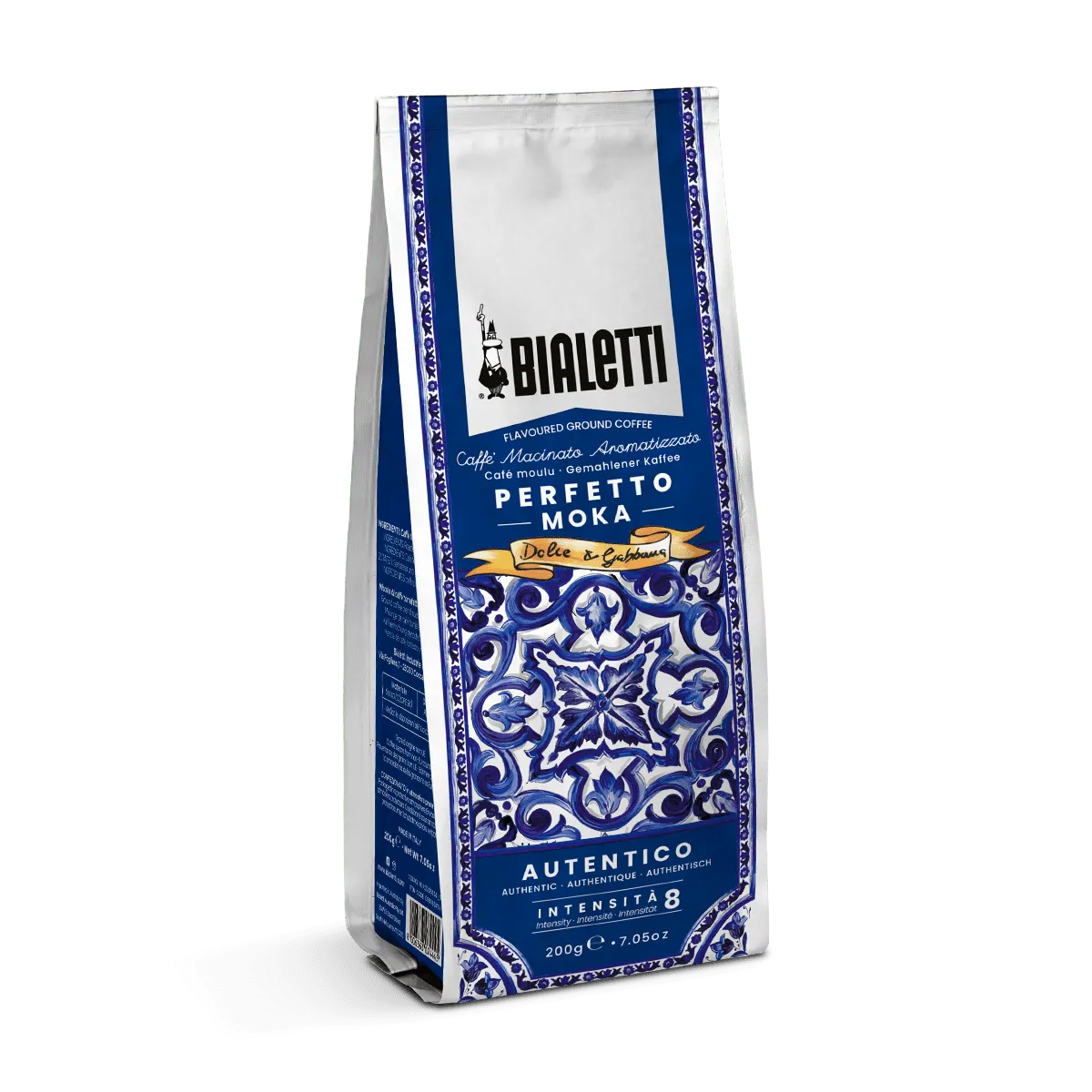 Bialetti Dolce&Gabbana Ground coffee - Perfetto Moka Autentico 200g