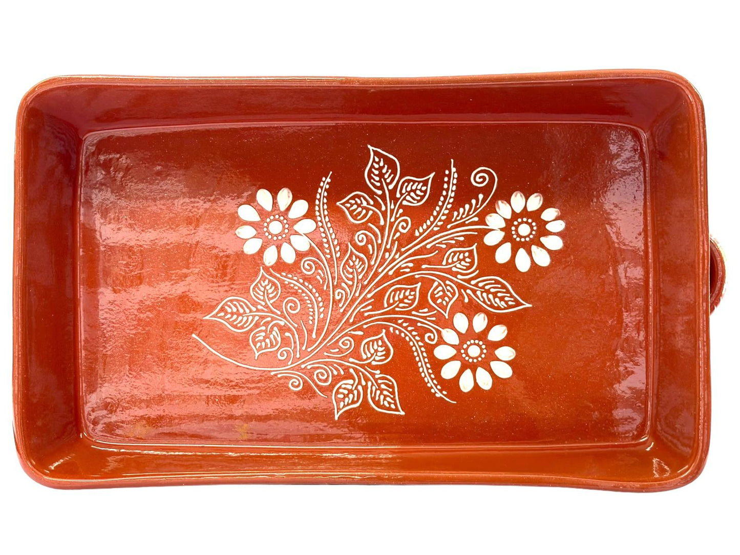 Edgar Picas Assadeira Regional 6 Portuguese Terracotta Baking Dish 56cm x 33cm x 10.5cm