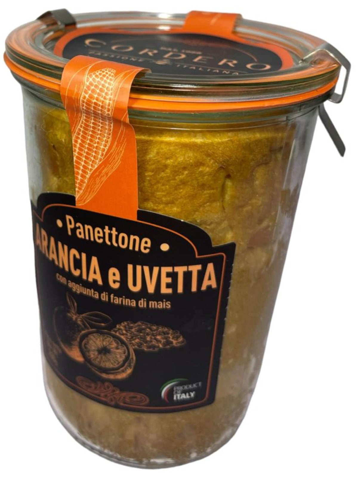 Cordero Panettone Arancia e Uvetta Orange and Raisin Italian Cake 200g