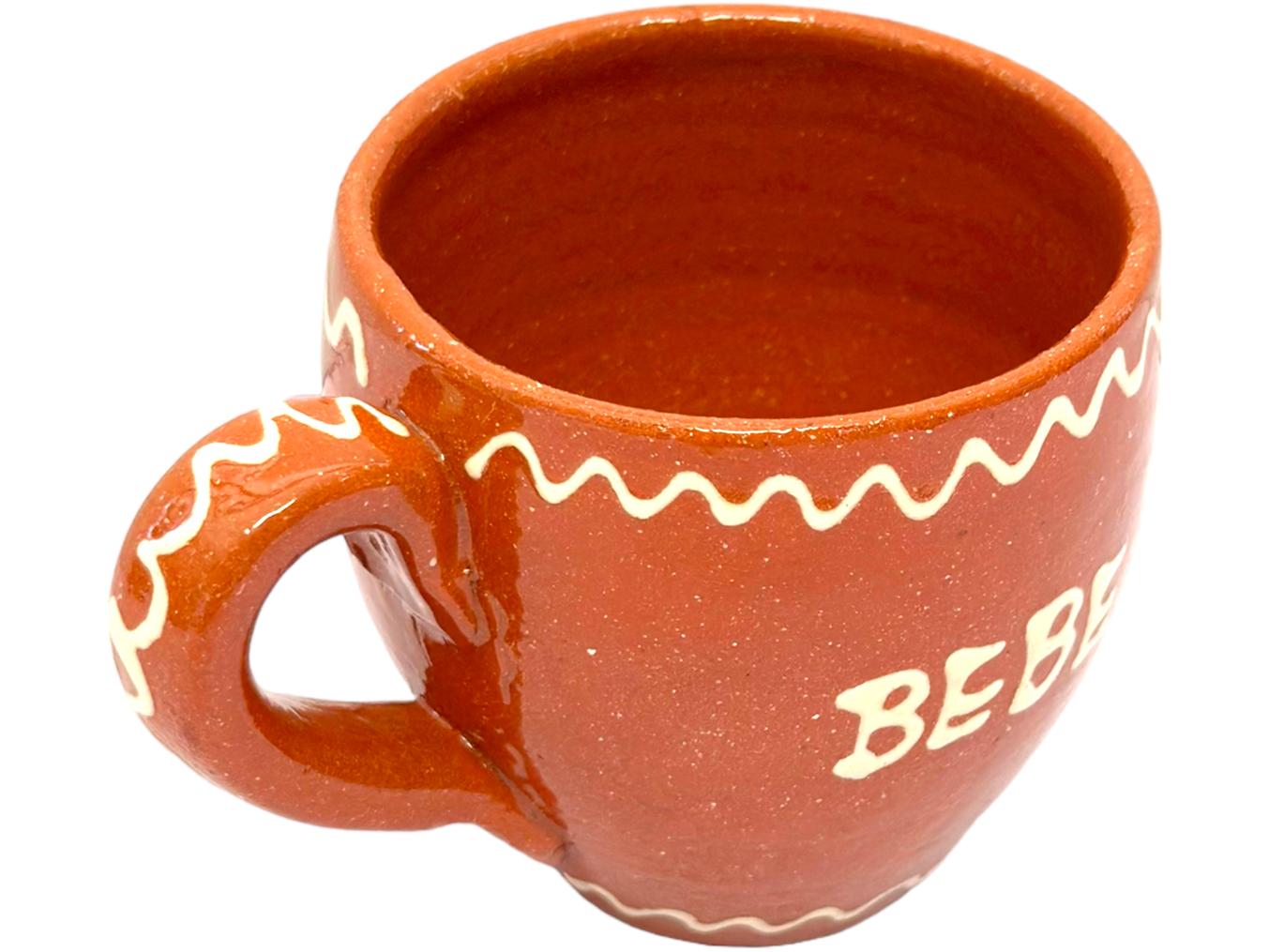 Edgar Picas Copo Redondo Regional Bebe Vinho Branco Terracotta Oval Mug 8.5cm x 9cm