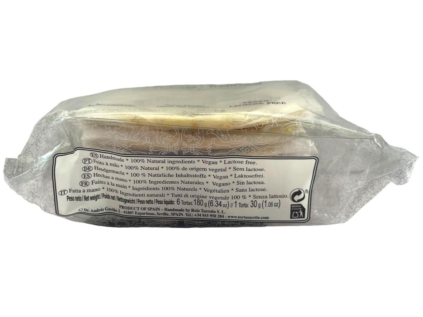 Andres Gavino Sweet Olive Oil Tortas 180g Twin Pack