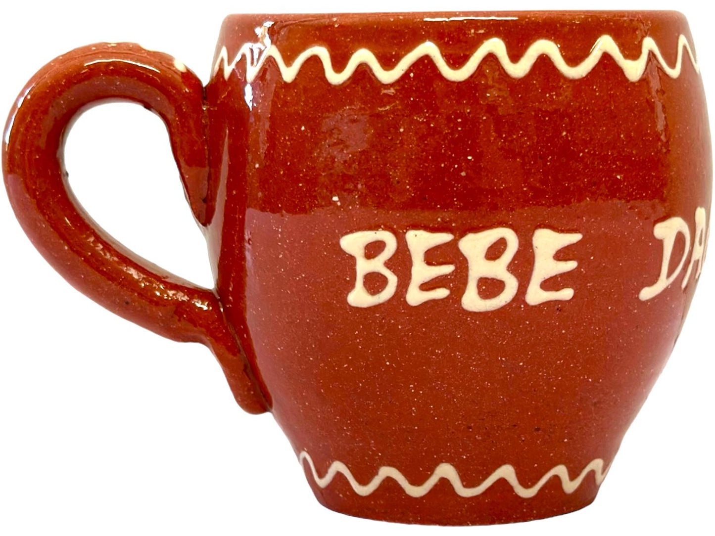 Edgar Picas Copo Redondo Regional Bebe Daqui Amigo Terracotta Oval Mug 8.5cm x 9cm