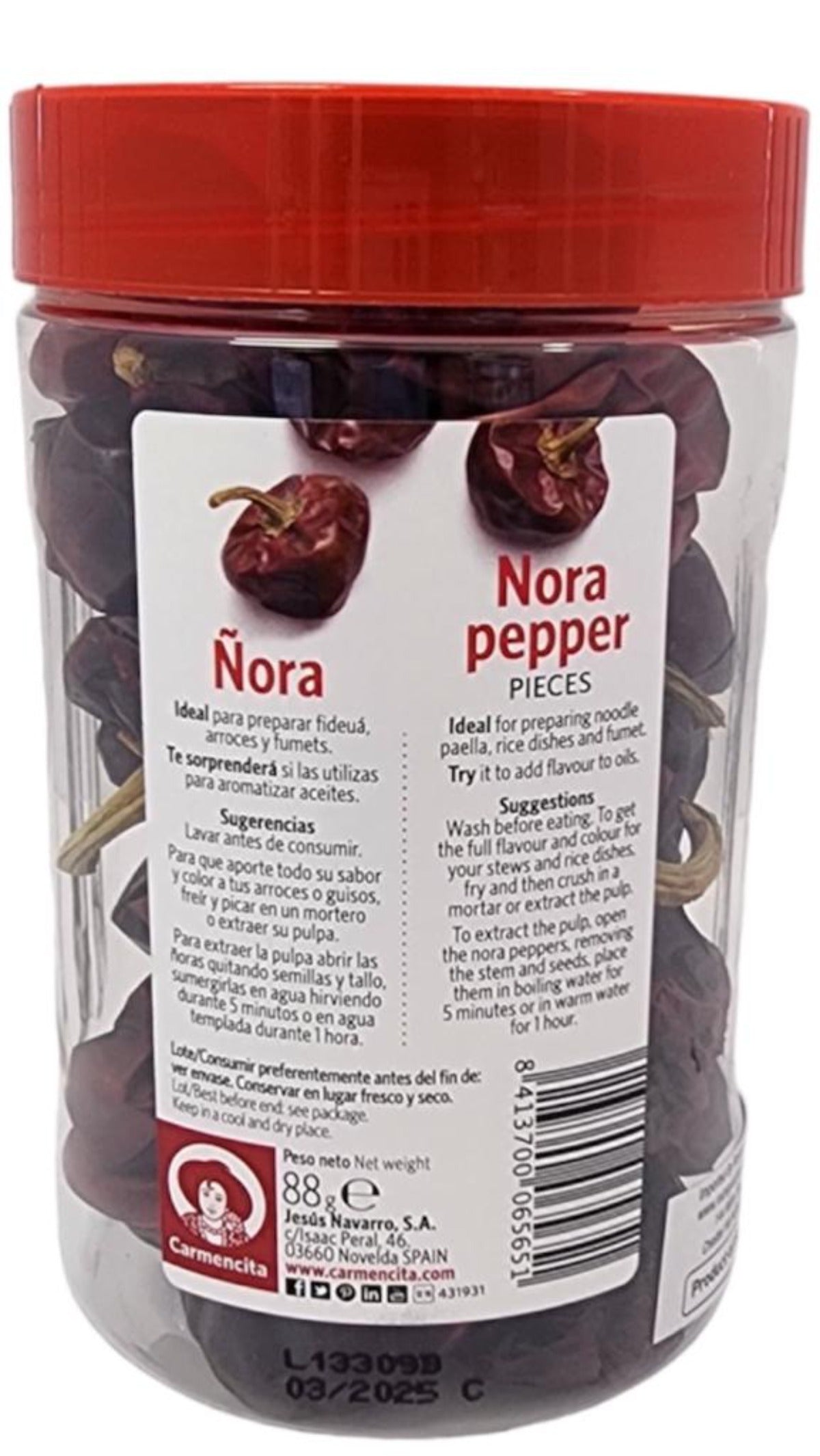 Carmencita Nora Pepper Pieces 88g