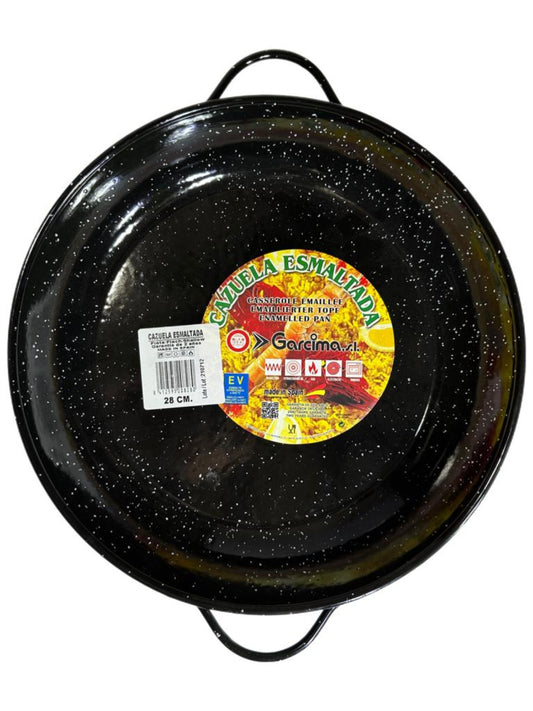 Garcima Cazuela Esmaltada Spanish Enamelled Casserole Dish 28cm