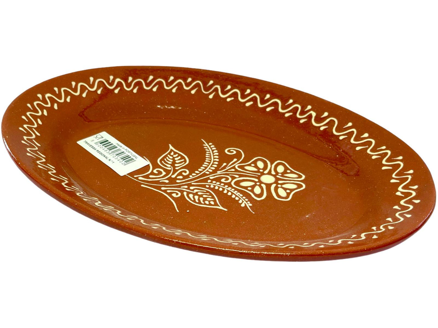 Edgar Picas Travessa Regional 1 Portuguese Terracotta Tray 30cm x 20cm