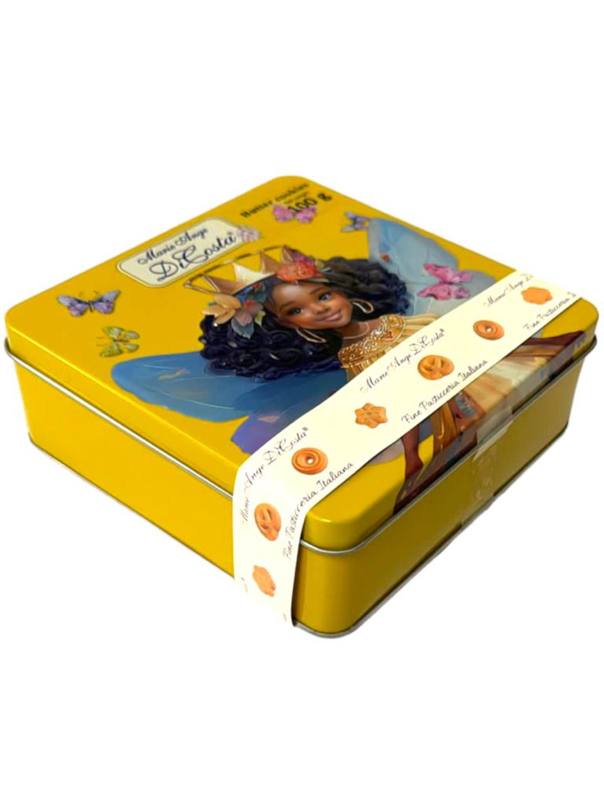 Marie Ange di Costa Flower Fairy Italian Butter Cookies—La Principessa in Gold 100g
