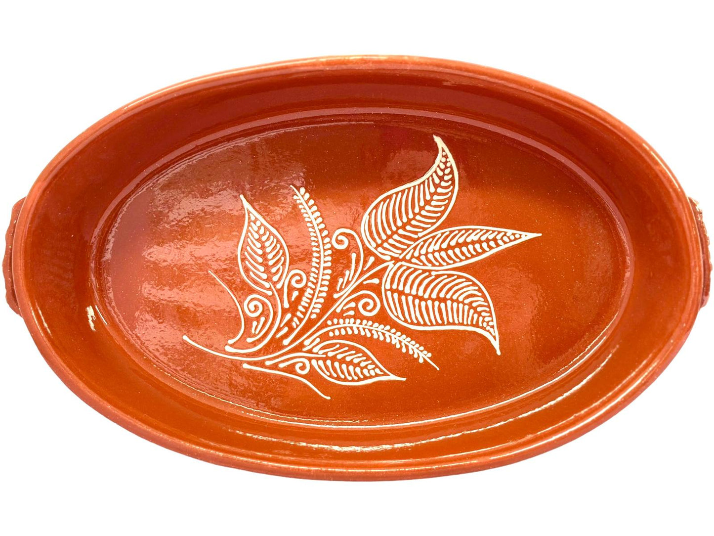 Edgar Picas Assadeira Oval Regional 2 Portuguese Terracotta Oval Baking Dish 37cm x 23cm x 7cm