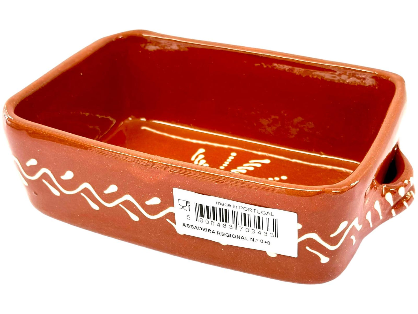 Edgar Picas Assadeira Regional 0+0 Portuguese Terracotta Baking Dish 17.5cm x 12.5cm x 6cm